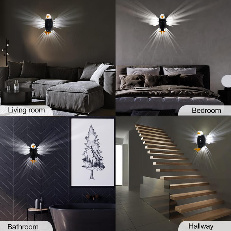 Bald Eagle Wall Light