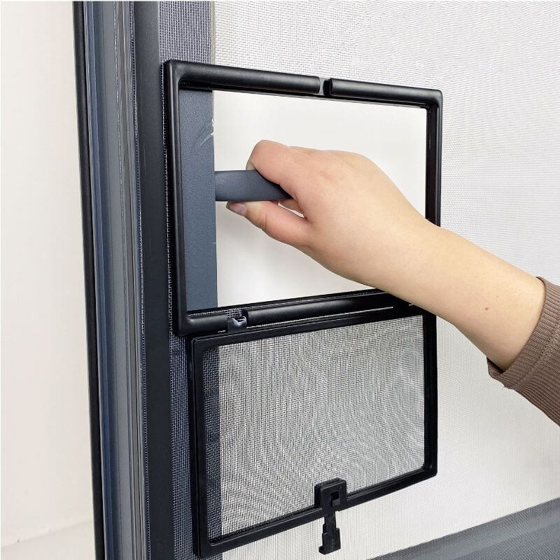 Magnetic Window Screen with Small Window