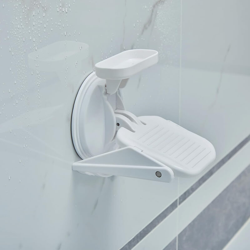 Shower Foot Rest Suction Cup Rack