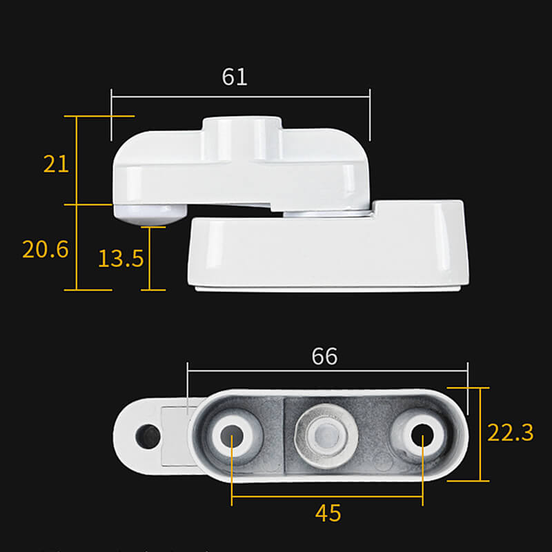 Window Safety T-Lock (2 PCS）